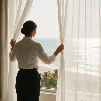 El hotel de cinco estrellas dentro de la comunidad de Mira Ocean Estates